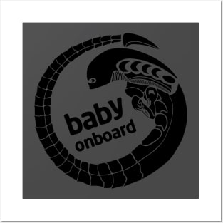 Baby onboard Posters and Art